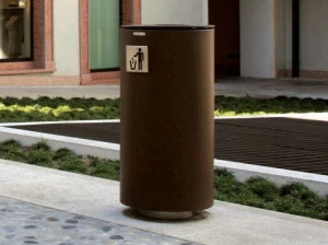 Metalco Урна с крышкой с пепельницей