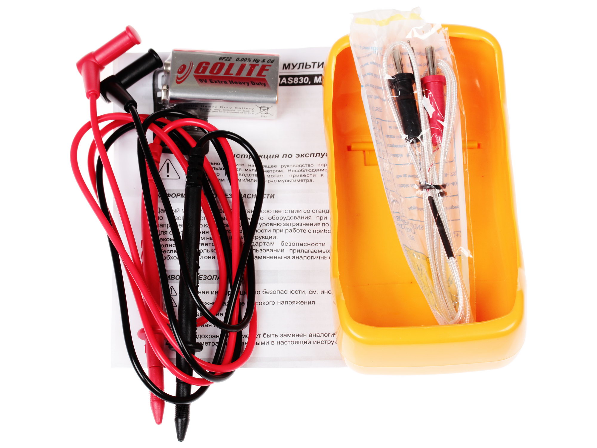 Мультиметр Master Professional MAS838 1063061 STDN-0141960 - Вид №6