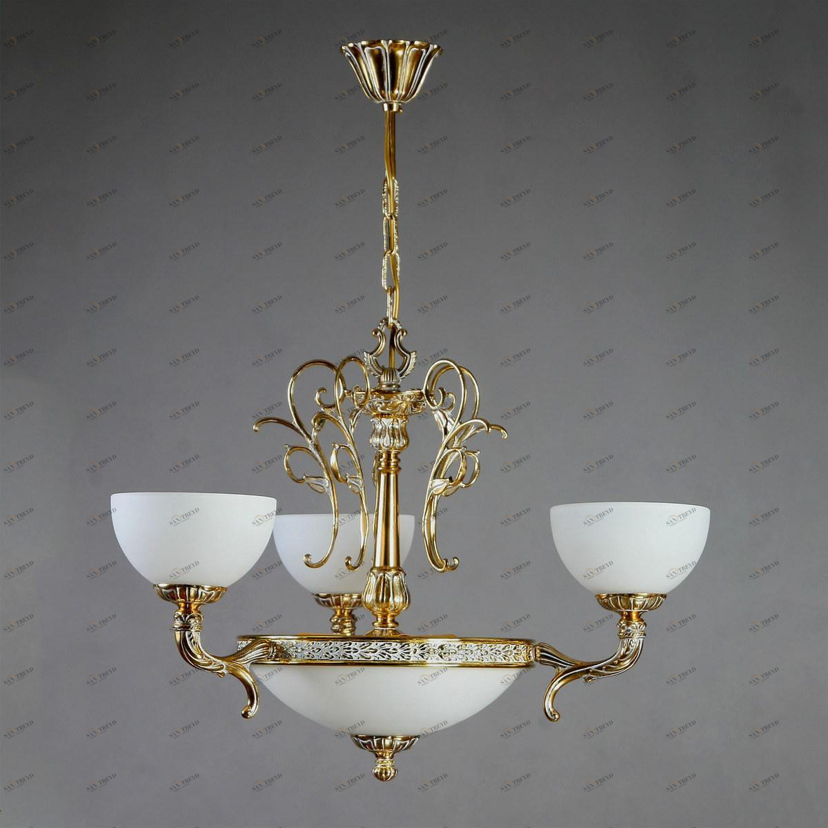 Подвесная люстра Ambiente Toledo 02155/3 WP AMBIENTE ДИЗАЙНЕРСКИЕ, TOLEDO 185624 Белый 