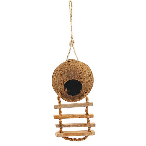 ПР0036178 Домик для птиц из кокоса с лестницей, 450мм TRIOL 