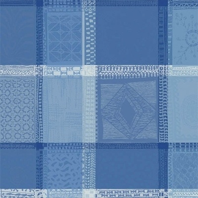 10543247 Garnier-Thiebaut Скатерть 180х180см "Океан" Ткань 
