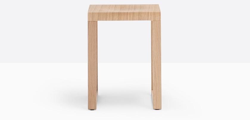 Pedrali Табурет из дуба с подставкой для ног Brera 383 - Вид №1