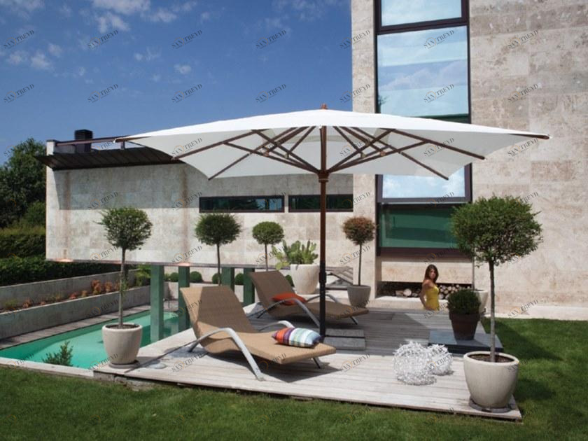 FIM Квадратный деревянный зонт Legno sun-id-1379698