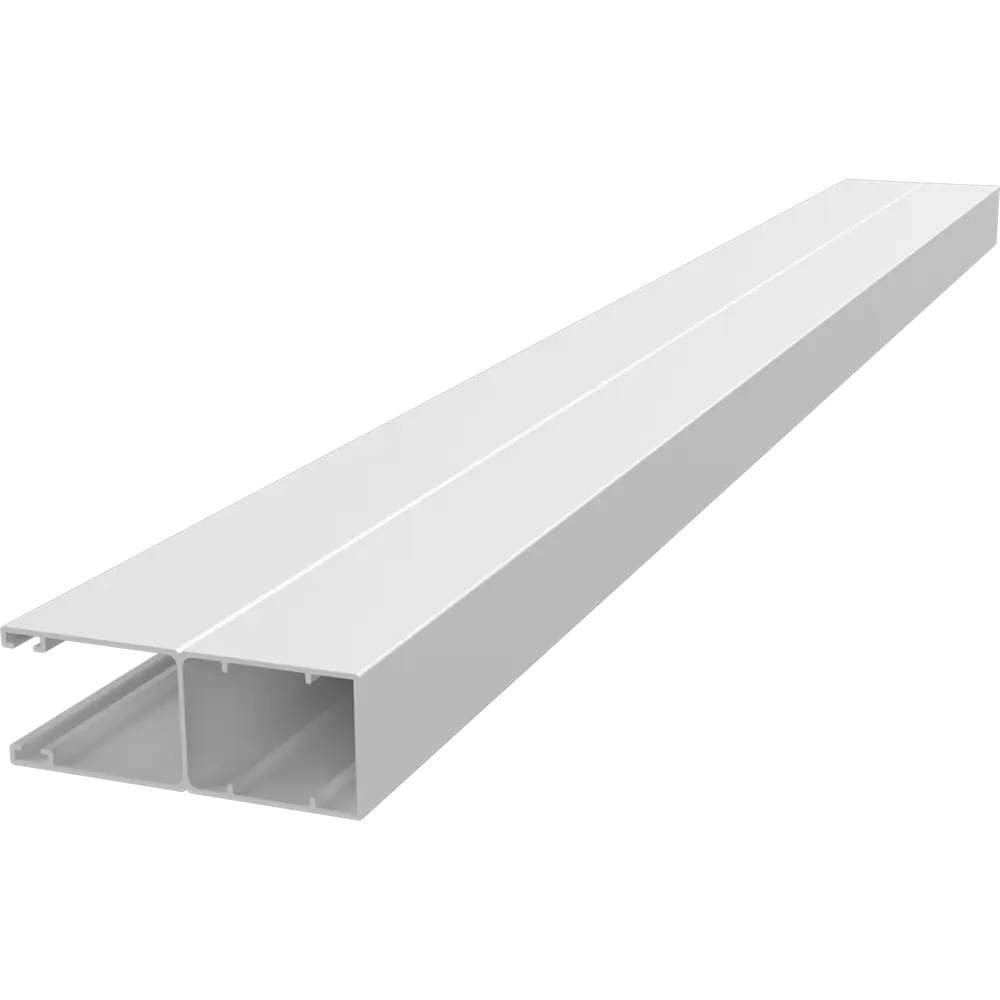 Комплект направляющих алюм профилей для рольставни L.155 белый Santreyd STLM-2024801