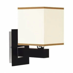 Бра металлическое с абажуром на 1 лампу бежевое Ewa Venge 10330 ALFA КУБ 00-3928250 Белый;венге