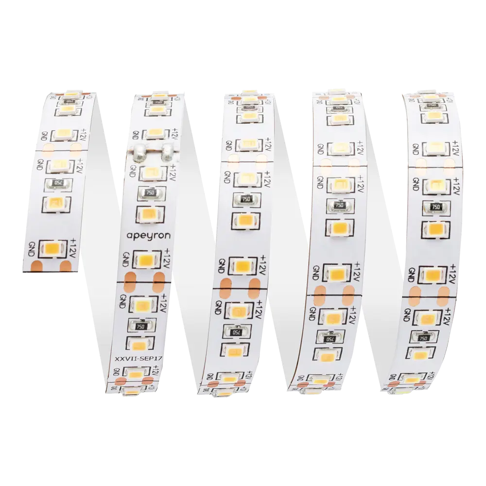 Светодиодная лента 14.4 Вт/120LED/м свет тёплый белый IP23 15785744 STLM-2102037 APEYRON  - Вид №2