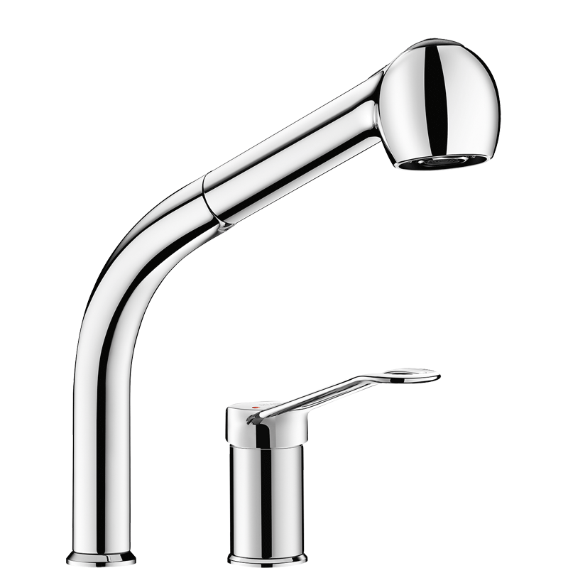 2599EP Комплект смеситель с балансировкой давления и выдвижная лейка DELABIE 