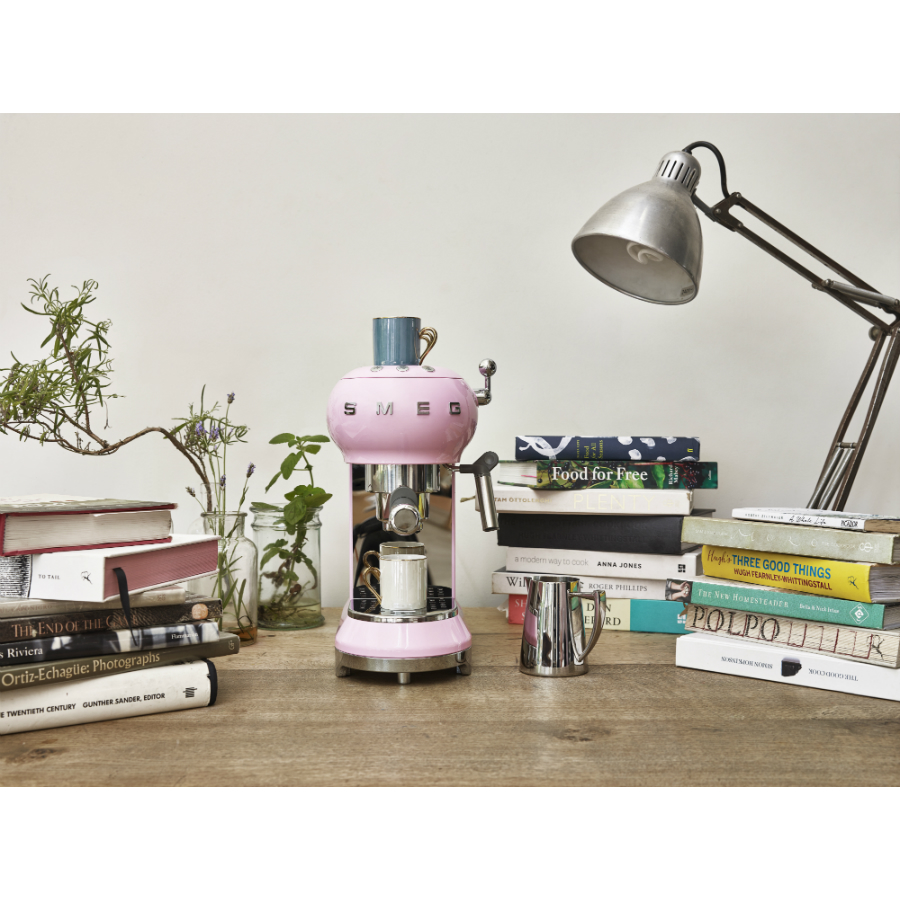 Кофемашина-эспрессо Smeg, розовая ECF01PKEU - Вид №2