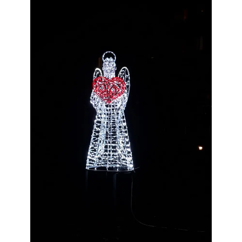 Электрическая светящиеся фигура Ангел 400 LED 70x160x70 см теплый белый свет 86164067 STLM-2162637 LUMINE AJUR 