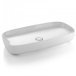 L680T0R0V0.100 Накладная раковина прямоугольная A. e T. Italia VESS Белый глянцевый