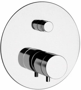 Remer Rubinetterie Смеситель для душа из хромированной латуни с переключателем Minimal thermo Nt 09