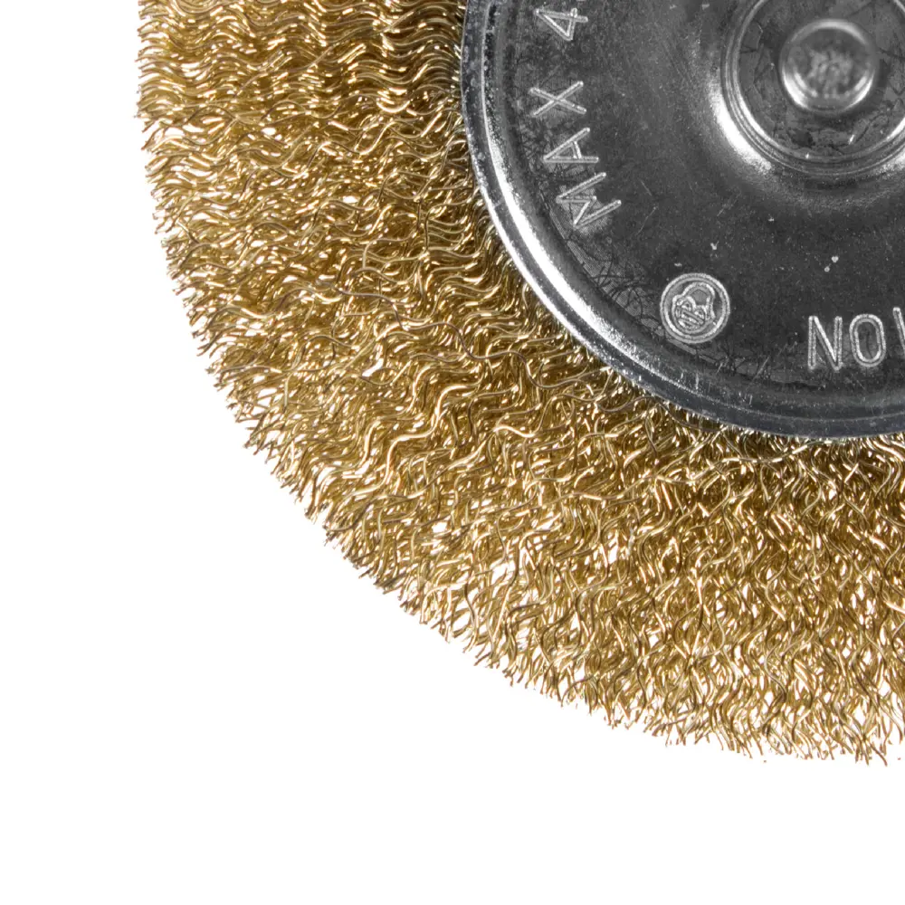 Латунная дисковая щетка Dexter 100 мм для очистки металла 17410401 STLM-0008121 - Вид №2