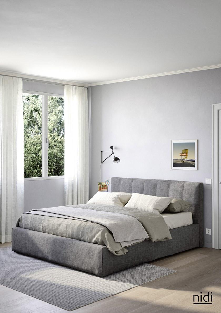Nidi Кровать двуспальная мягкая со съемным чехлом sun-id-1422919 - Вид №2