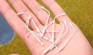 008-fk-024 Пластиковая модель одинарного фонаря 3.5 см 10 шт. Morrison