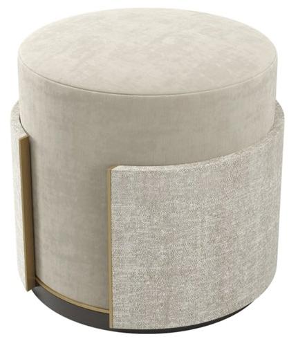 FRATO Круглый бархатный пуф  Fup240013aaa  - Вид №1