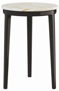 SELVA Круглый журнальный столик из массива дерева Indigo 3024