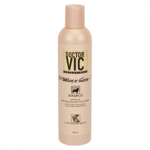 ПР0055485 Шампунь для собак с протеинами шёлка 250мл DOCTOR VIC
