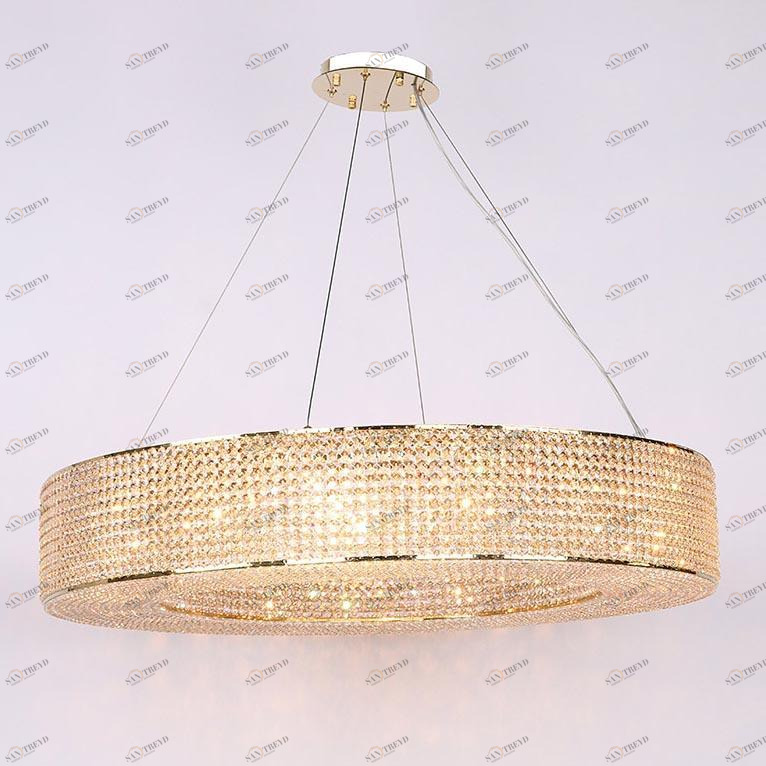 Подвесная люстра Newport 10199+6/C gold М0062169 NEWPORT ДИЗАЙНЕРСКИЕ 00-3888430 Золото;прозрачный 