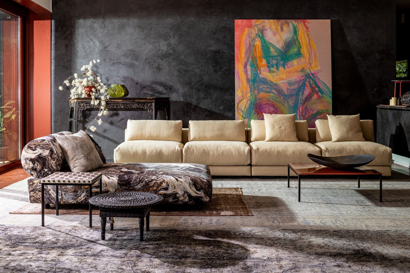 Тканевый диван с полуостровом MOROSO Salon Nana ARCH-00014690 - Вид №16