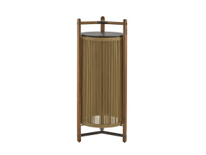 Напольная лампа из тикового дерева