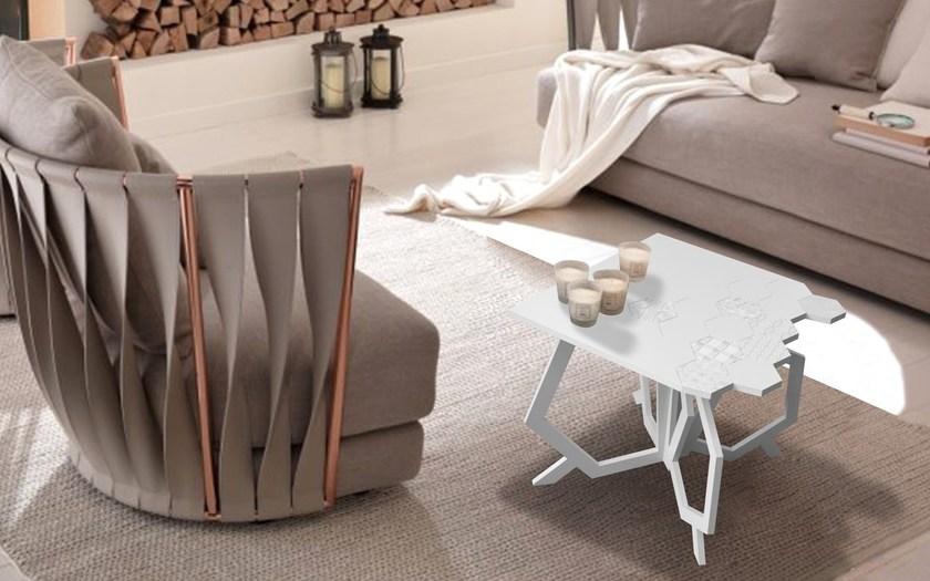 LAS Высокий журнальный столик из мдф для гостиной sun-id-1507925 - Вид №4