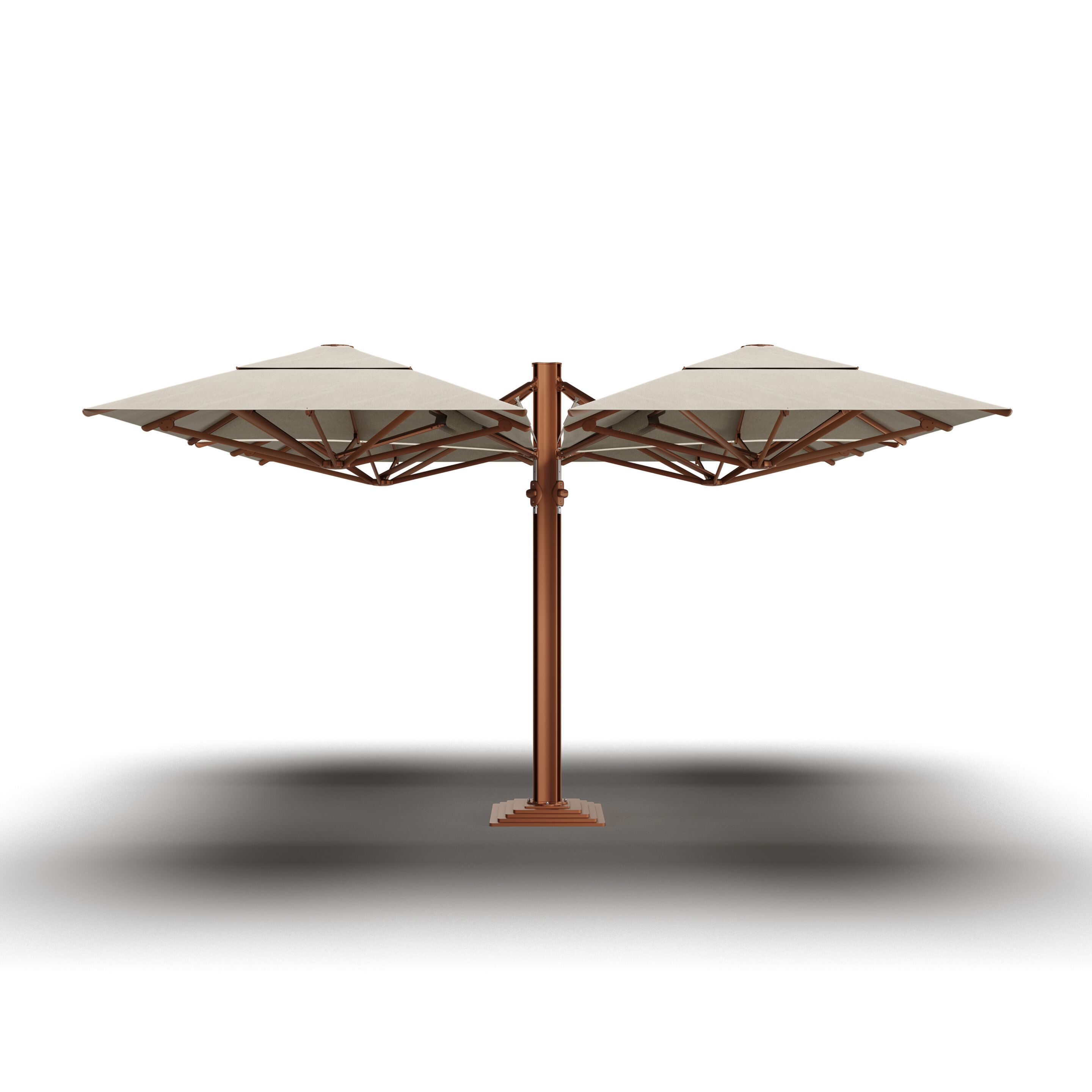 Многоцветный алюминиевый зонтик и акриловая ткань Crema Outdoor Arborea ARCH-00132786 - Вид №2