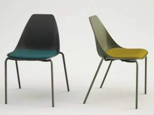 ALMA DESIGN Стул из мягкой ткани X chair 1080-cs108s