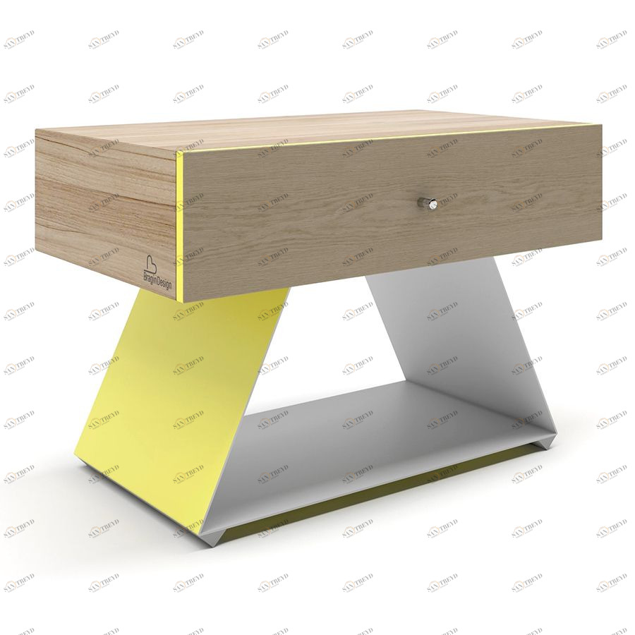 Тумба Shape с ящиком BraginDesign BR0208ЯЖ