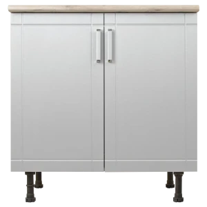 Шкаф напольный Тортора-3 80х86х60 см МДФ цвет серый 82878579 STLM-2099502