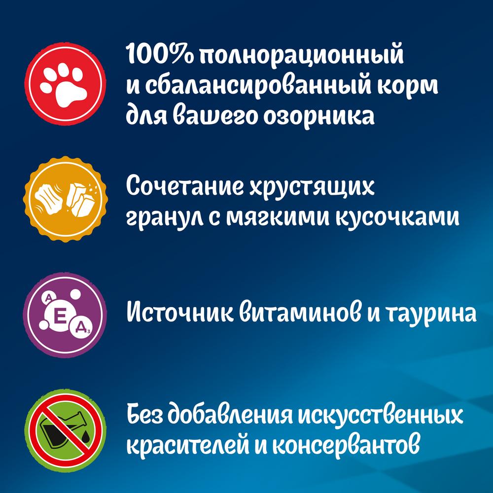 ПР0042235 Корм Двойная Вкуснятина с птицей, сух. 300 г FELIX  - Вид №3