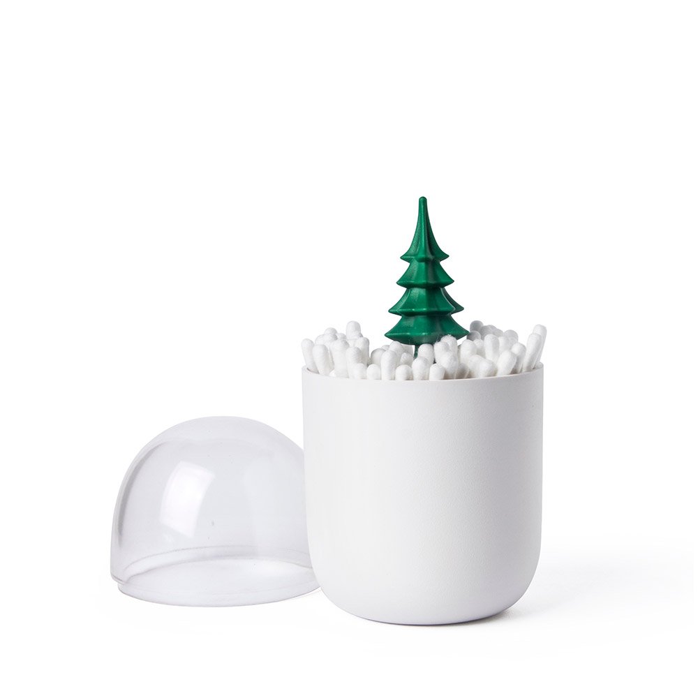 Контейнер для ватных палочек winter time QUALY  253538 Белый  - Вид №2