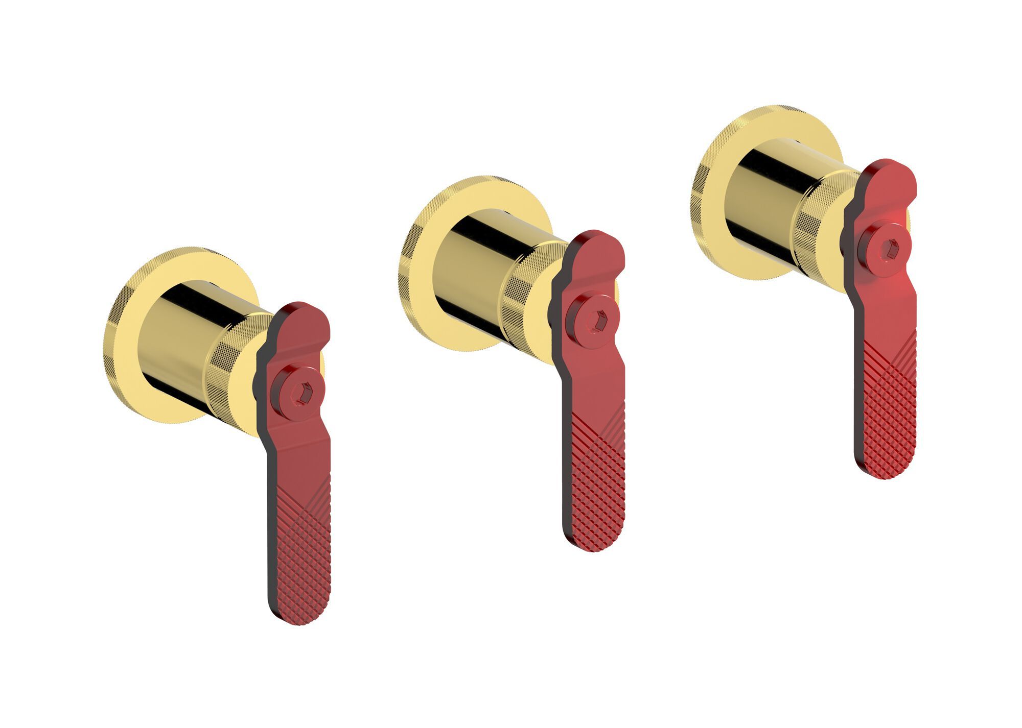 Встраиваемый смеситель для душа с 3 отверстиями IB Bold ARCH-00129314 - Вид №15