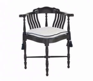 Gianfranco Ferré Home Стул из лакированного бука с обивкой