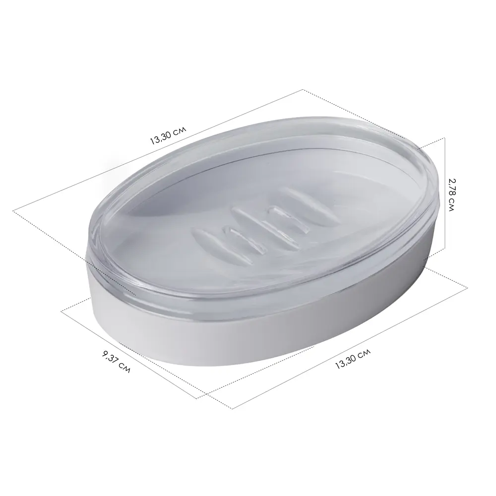 Мыльница Berossi Joli - элегантный аксессуар для ванной в цвете платина 89377123 STLM-1434838 - Вид №5