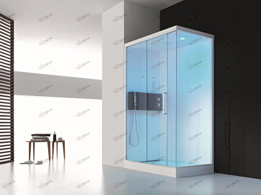 Gruppo Geromin Многофункциональная душевая кабина из хрусталя с турецкой баней Soul sun-id-1501817