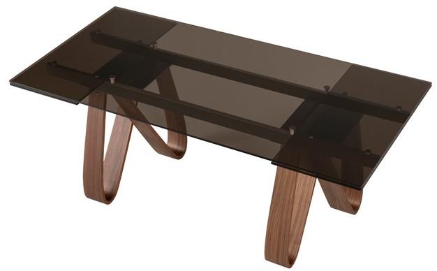 Tonin Casa Раздвижной прямоугольный стол из дерева и стекла sun-id-1472597 - Вид №3