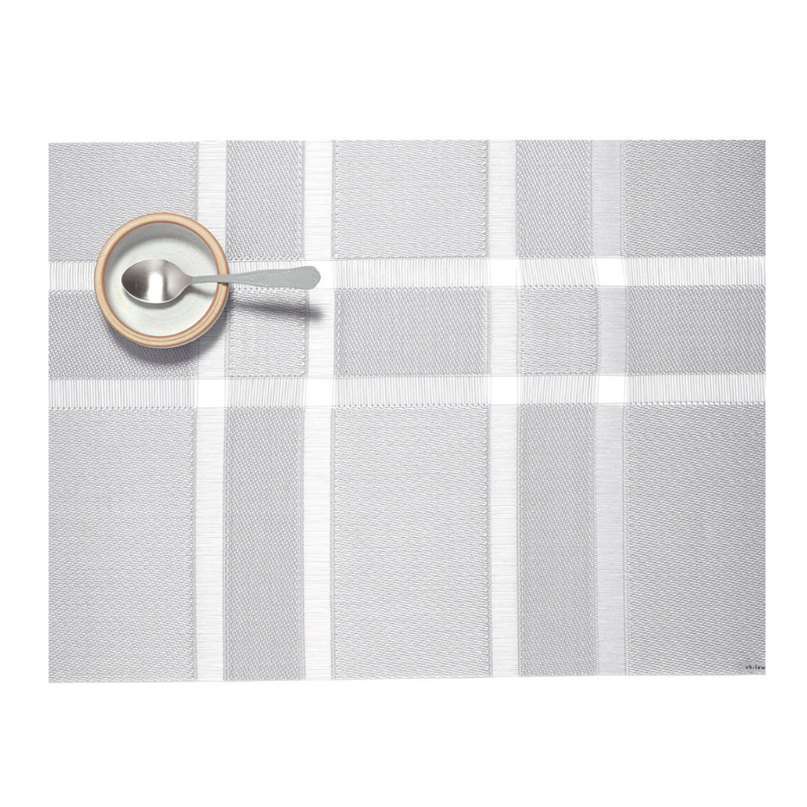 Салфетка виниловая Silver, 36х48 см Chilewich C100494003 - Вид №2