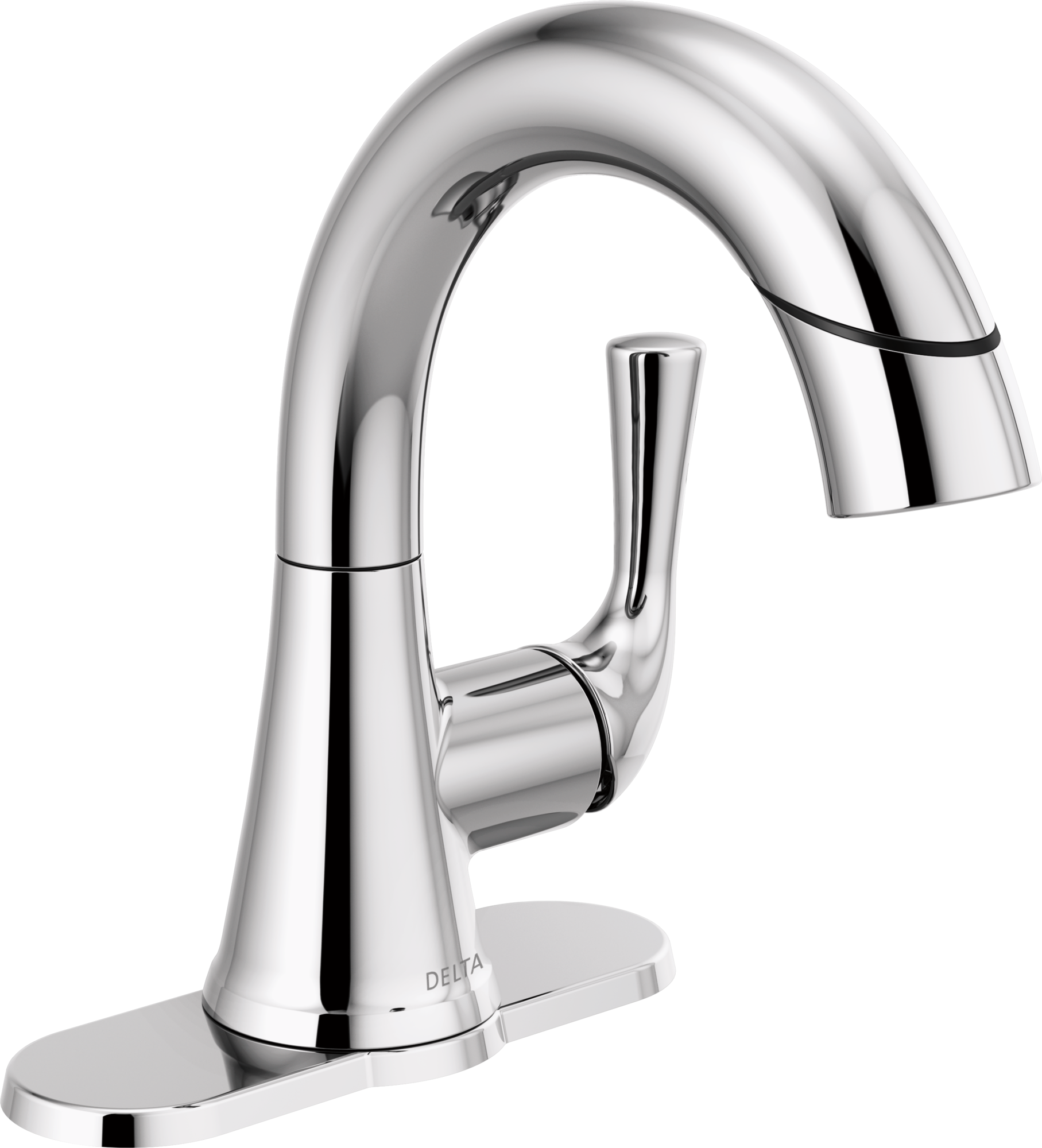 533LF-PDMPU Выдвижной смеситель для ванной с одной ручкой Delta Faucet Kayra Хром - Вид №3