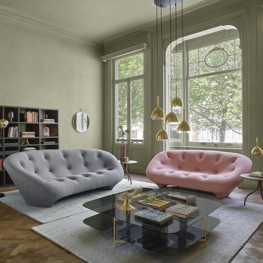 Ligne Roset Низкий прямоугольный журнальный столик из стекла  0055fk10-0055fk30  - Вид №4