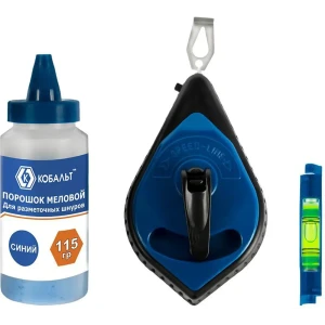 Набор разметочный Кобальт 907-224 шнур 30 м порошок 115 г