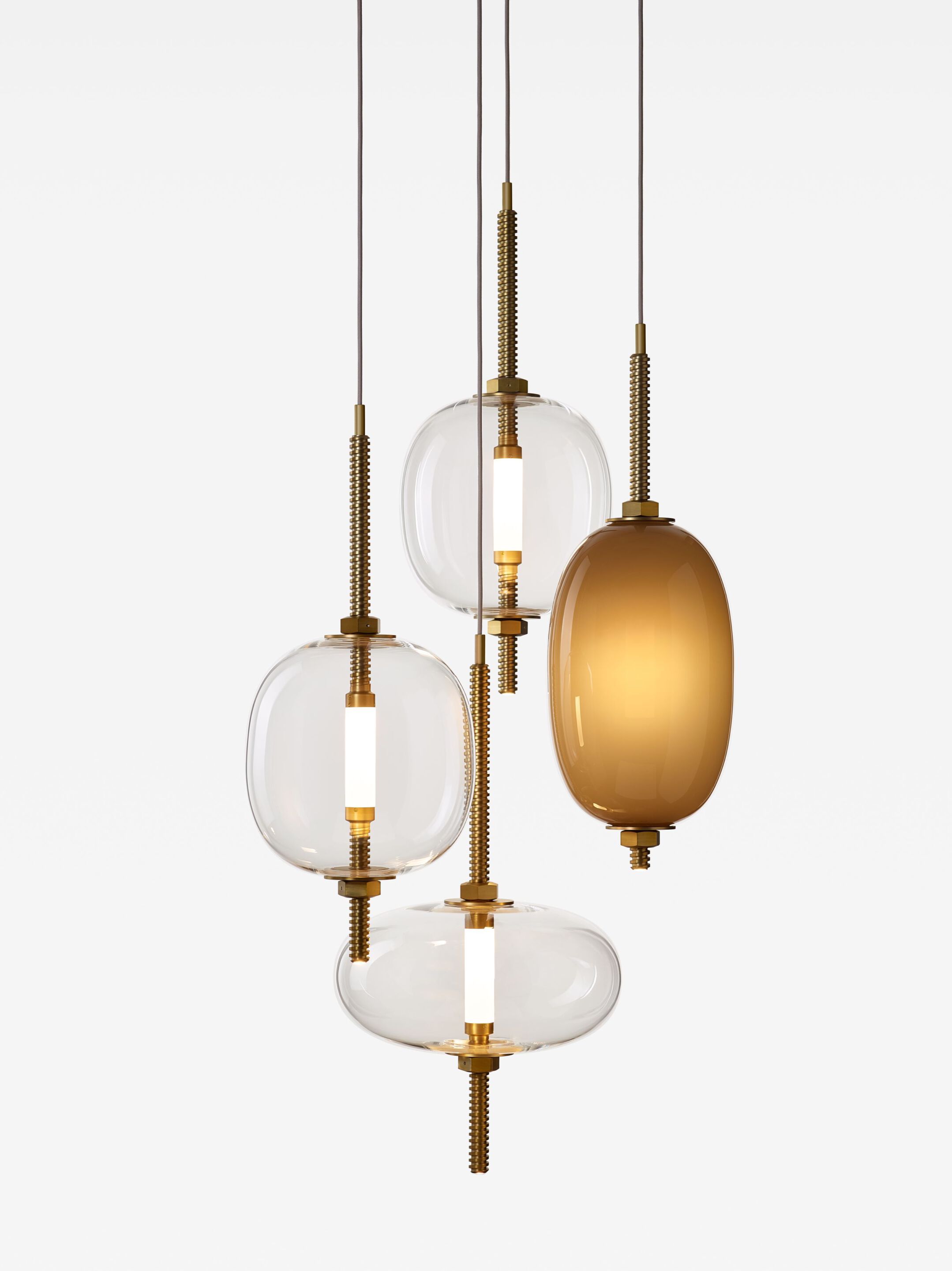 Подвесной светильник из дутого стекла BROKIS под давлением ARCH-00137797 - Вид №10