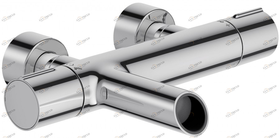 E8992-CP Настенный термостатический смеситель для ванны/душа Jacobdelafon TOOBI Santreyd