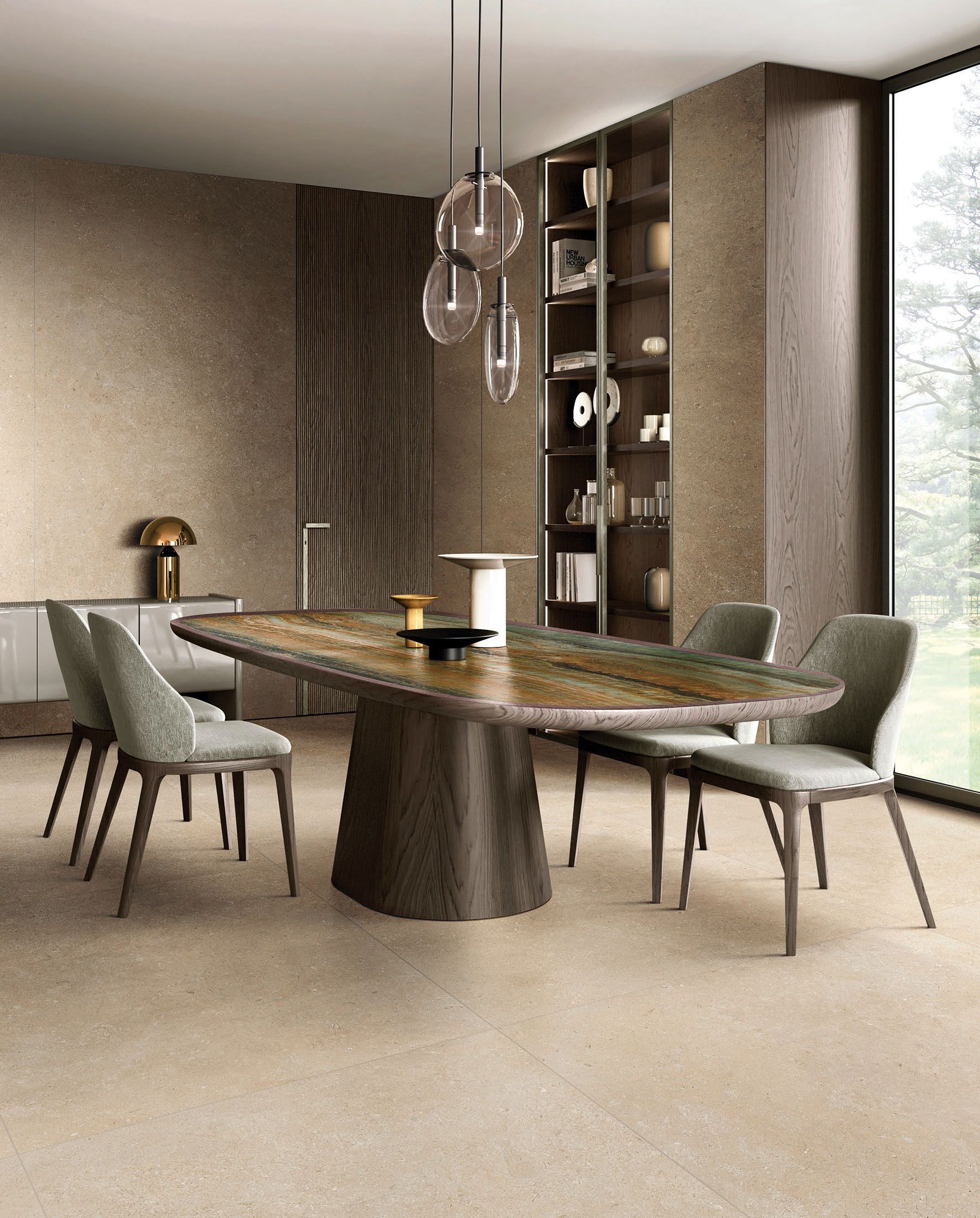 Пол / облицовка керамогранита с эффектом камня Florim Ceramiche AUTHENTIC LUXE ARCH-00094343 - Вид №8