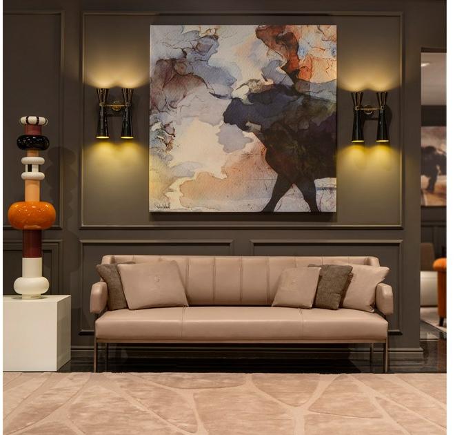 Tonino Lamborghini Casa 3-х местный диван из оленьей кожи Vaud sun-id-1412196 - Вид №2