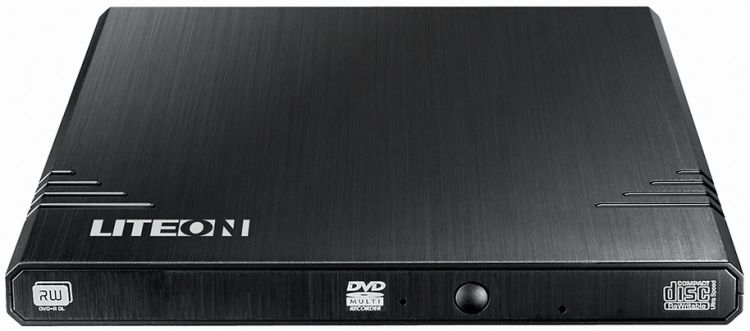 eBAU108-11 Ext. slim dvdrw 9.5 tray- dn-8a6jh-l11-b(ebau108)(11)(6)-liteon-g.box-black 60cm usb 30 in 1 Lite-On Santreyd  - Вид №1