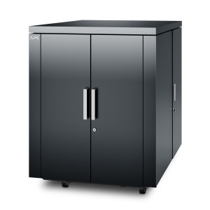 AR4018IX431 Звукоизолированный серверный шкаф NetShelter CX 18U, серый Schneider Electric