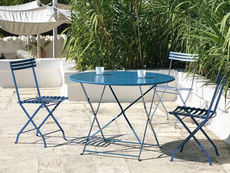 Окрашенный металлический складной садовый стол Ethimo ARCH-00052602 - Вид №5