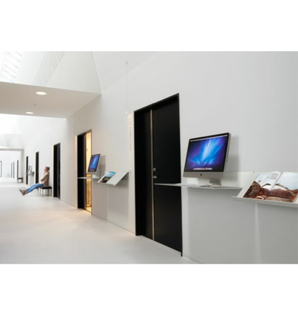 FROST Полка 4037 15x45x100cm » белая Алюминий Белый U4037-W  - Вид №5