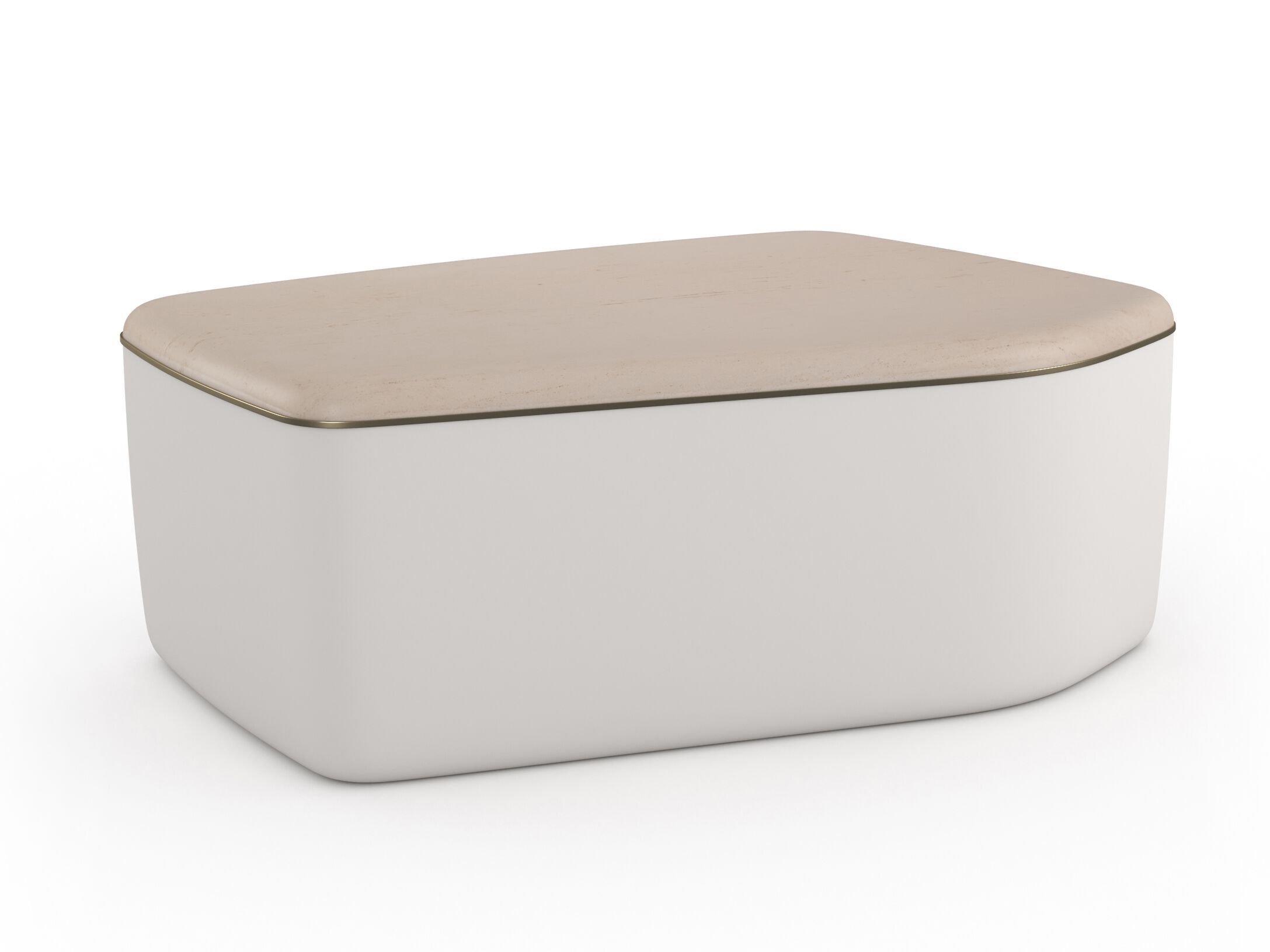 Журнальный столик с травертиновой столешницей Caracole Serir ARCH-00049425 - Вид №1