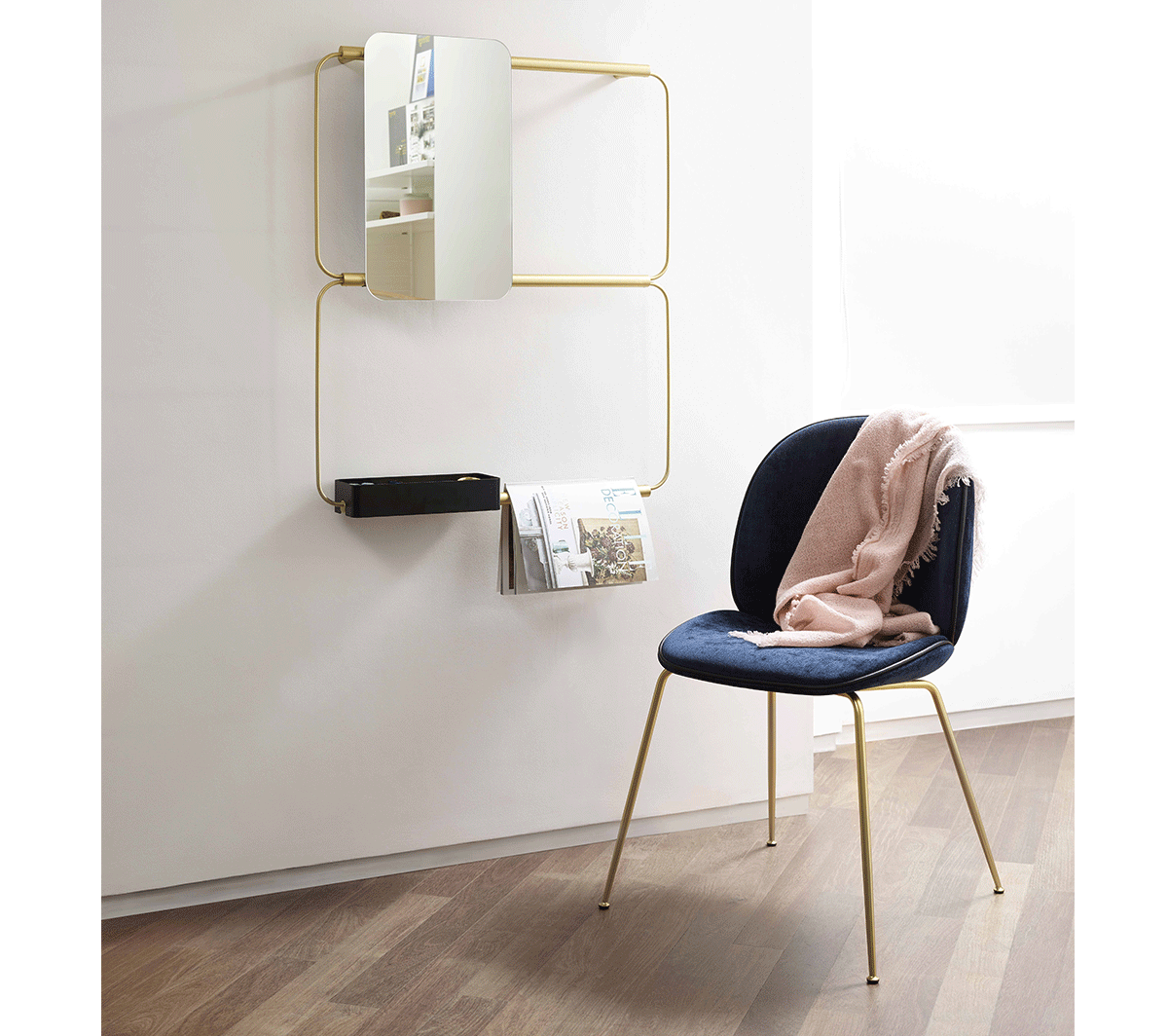 Ex.T Nudo Подвесная или настенная модульная система nudo-ottone_3 - Вид №9